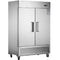 54"W Commercial Refrigerator 42 cu. ft. 2 Solid Door Reach-In Refrigerator
