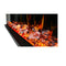 2025 New Warmcastle 50-inch 3-Sided Smart Electric Fireplace with Crackling Sounds, App Diamond-like Crystal (Model: ZEF50T)
