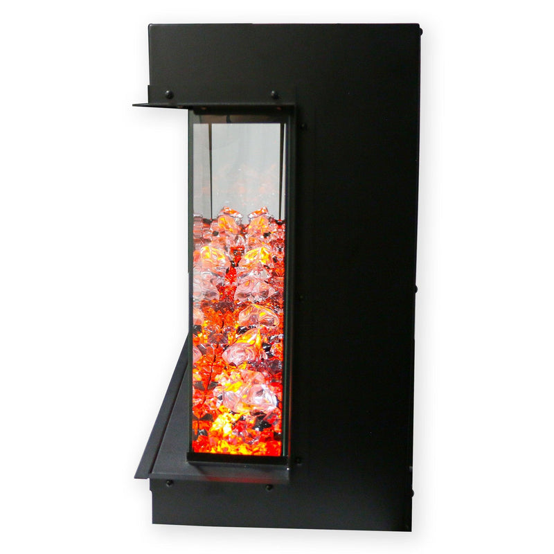 2025 New Litedeer Homes Warmcastle 72-Inch 3-Sided Smart Electric Fireplace (Model: ZEF72T) – WiFi-Enabled with Smart App Control