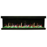2025 New Litedeer Homes Warmcastle 72-Inch 3-Sided Smart Electric Fireplace (Model: ZEF72T) – WiFi-Enabled with Smart App Control