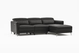 Andria Leather Reclining Sectional Sofa
