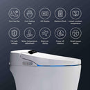 Premium Automatic Single-Piece Home Smart Toilet With Bidet, Foot Sensor And Heated Seat (SAK96152)
